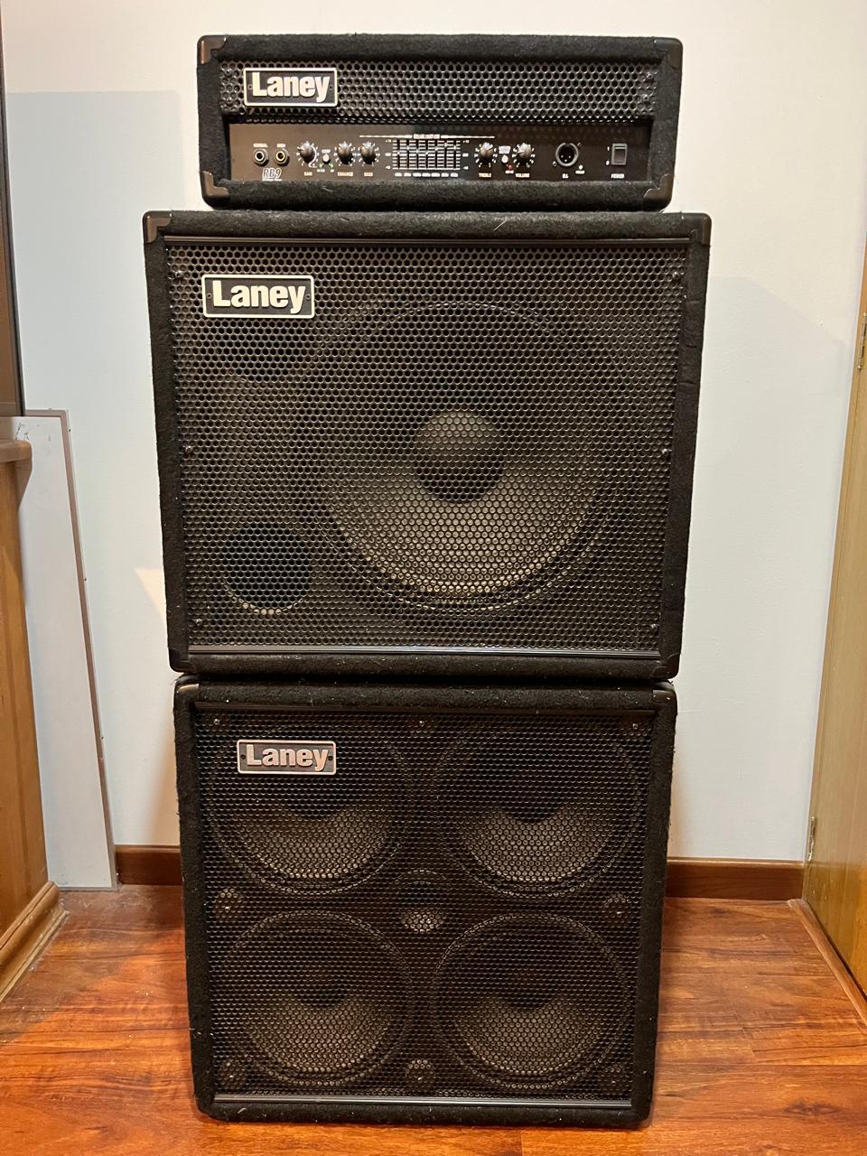 AMPLIFICADOR DE BAJO Y DOS CABINAS LANEY RB9 300 W (USADO) - Image 2