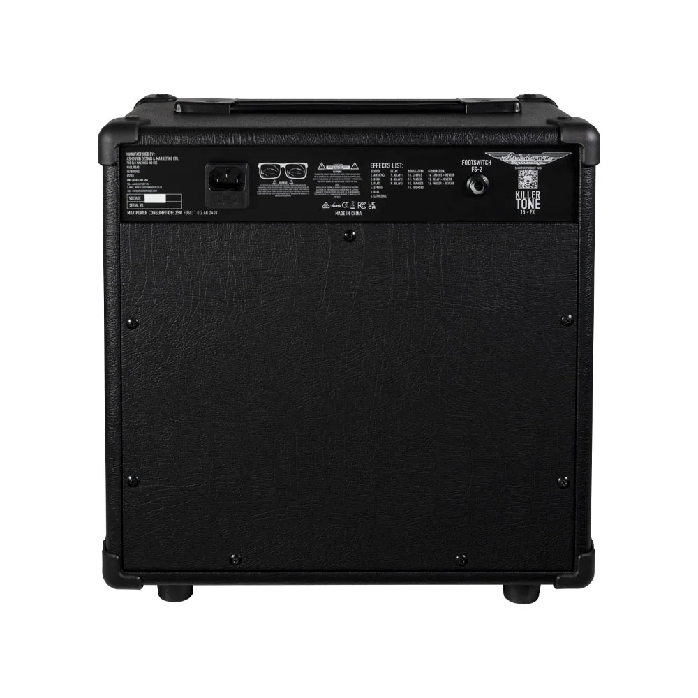 AMPLIFICADOR GUITARRA ELECTRICA ASHDOWN KILLER TONE 15-FX, 15 WATT,1 X 8", EFECTOS - Image 4