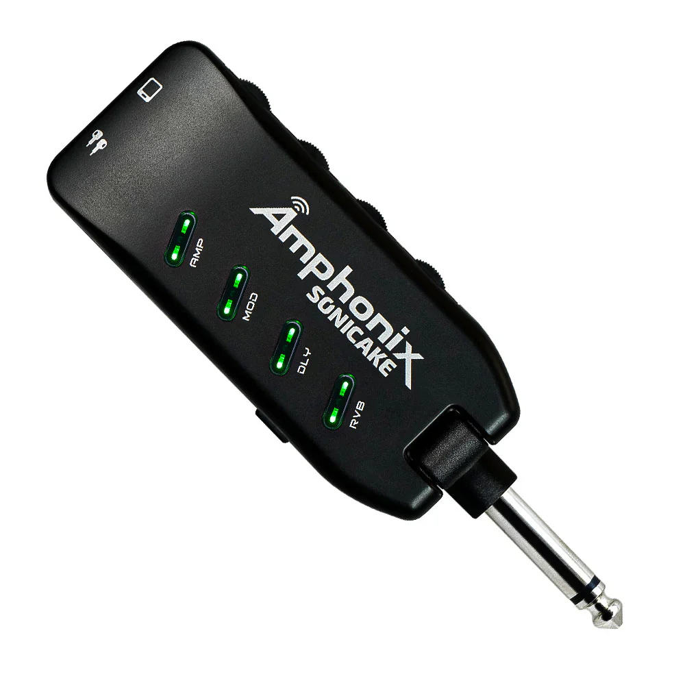 AMPLIFICADOR GUITARRA ELECTRICA PORTATIL SONICAKE CON MULTI EFECTOS, AMPHONIX QAP-10