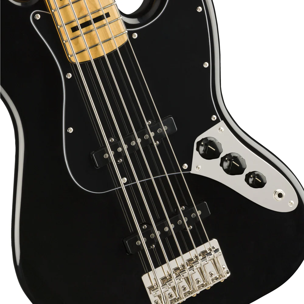 BAJO 5 CUERDAS FENDER SQUIER CLASSIC VIBES 70S JAZZ NEGRO - Image 2