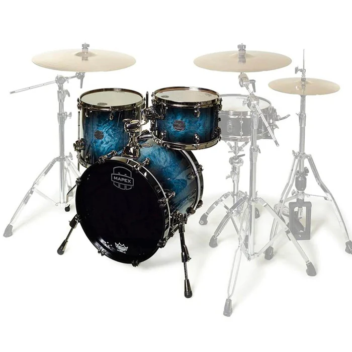 BATERIA 3 PIEZAS MAPEX SV481XBMSL SATURN V SERIES, DEEP WATER MAPLE BURL - Image 3