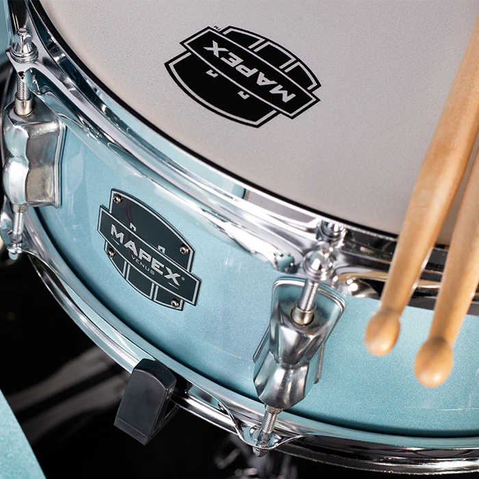 BATERIA MAPEX 5 PIEZAS FUSION VENUS SERIES,AQUA BLUE SPARKLE,SILLA VE5294FTVJ - Image 5