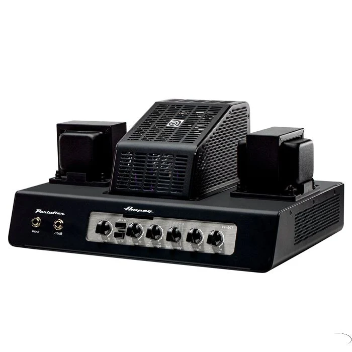 CABEZOTE BAJO ELECTRICO AMPEG PF-50T, 50 WATT,TUBOS
