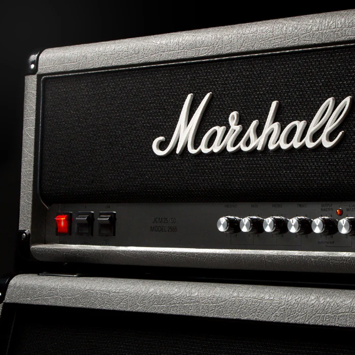 CABEZOTE GUITARRA ELECTRICA MARSHALL 2555X, 100 WATT, TUBOS, SILVER JUBILEE - Image 3