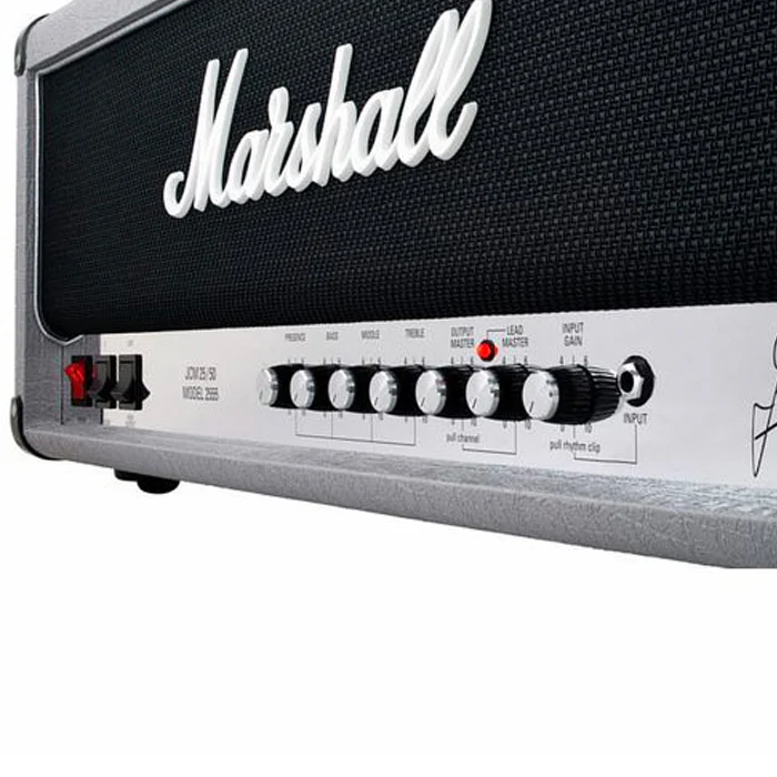 CABEZOTE GUITARRA ELECTRICA MARSHALL 2555X, 100 WATT, TUBOS, SILVER JUBILEE - Image 6