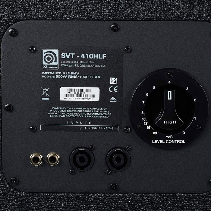 CABINA BAJO ELECTRICO AMPEG SVT-410HLF,500 WATT,4X10" - Image 3