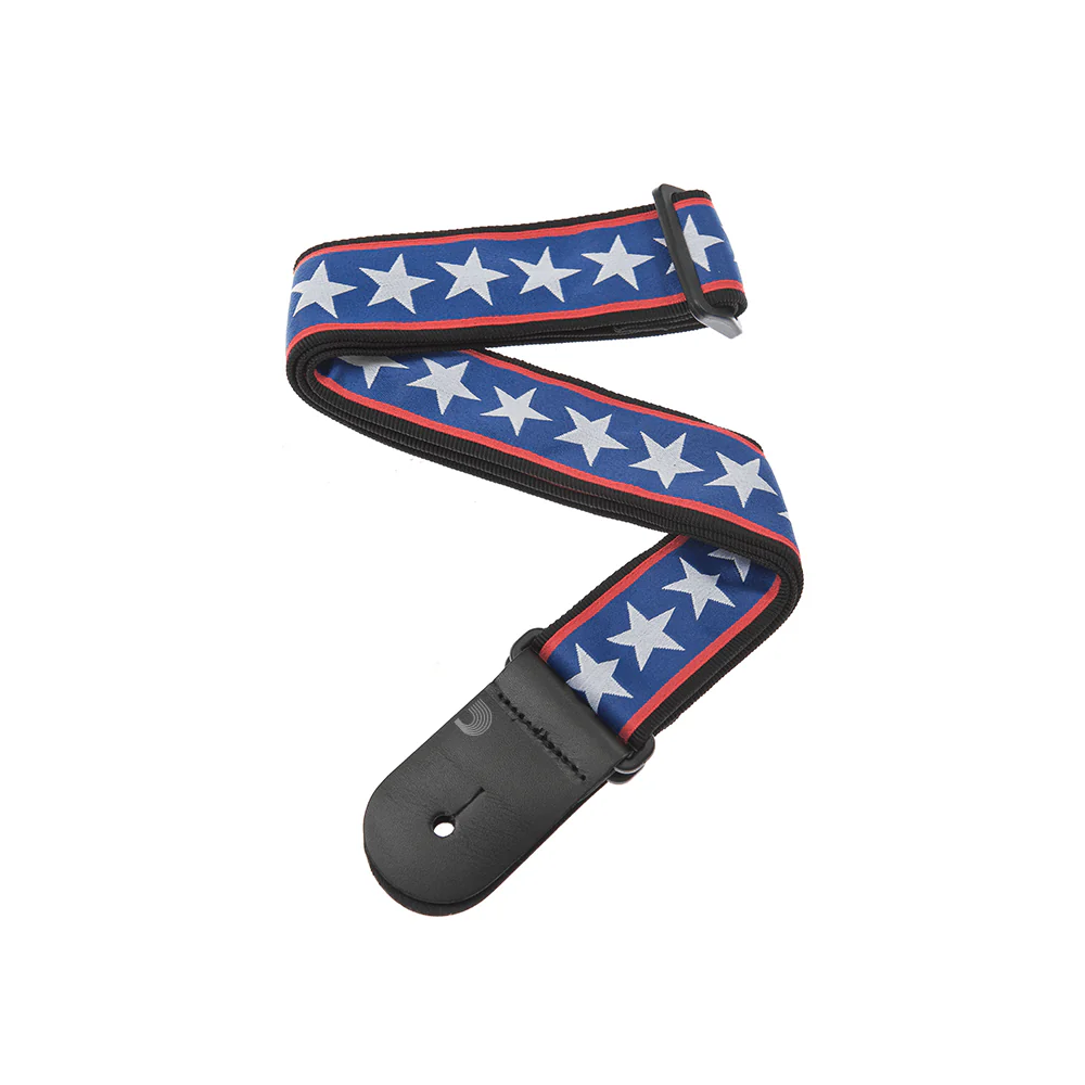 CORREA GUITARRA ELECTRICA DADDARIO 50A10, STAR AND STRIPES