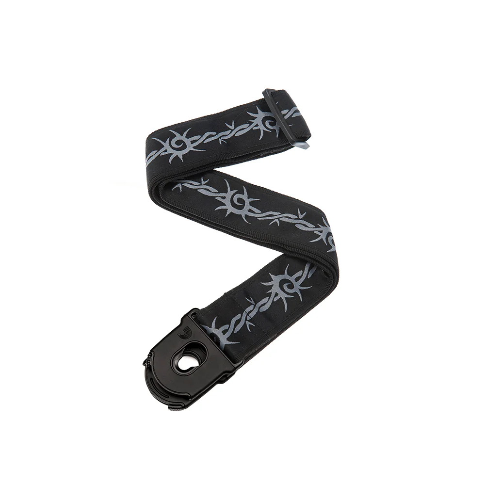 CORREA GUITARRA ELECTRICA DADDARIO 50PLA04 CON SEGUROS, BARBED WIRE - Image 3