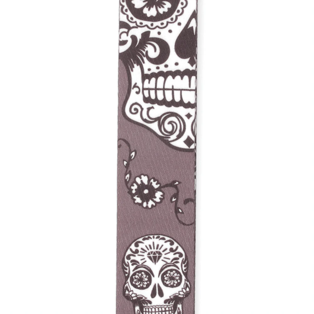 CORREA GUITARRA ELECTRICA DADDARIO P20W1412 SUGAR SKULLS, BLACK - Image 2