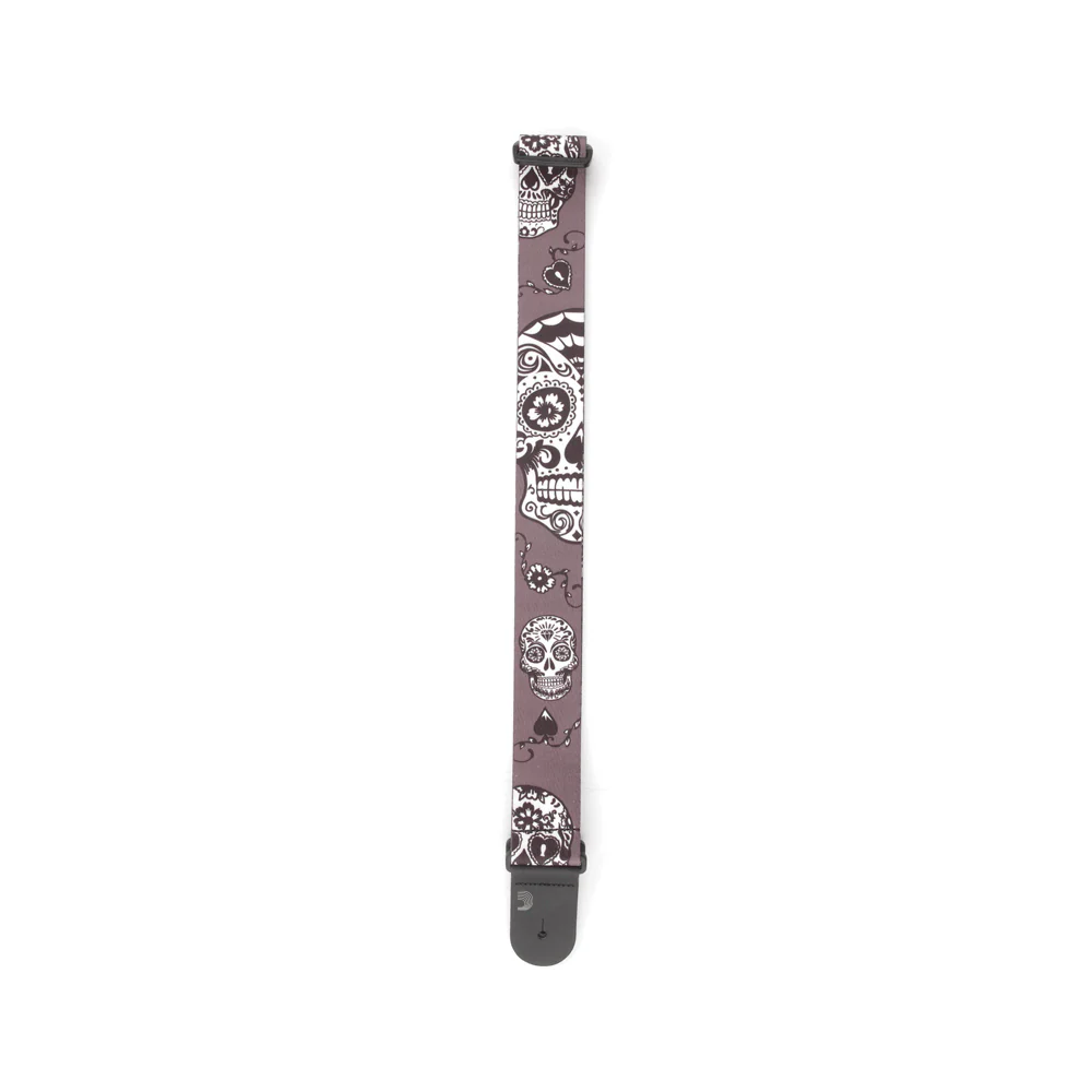 CORREA GUITARRA ELECTRICA DADDARIO P20W1412 SUGAR SKULLS, BLACK - Image 3