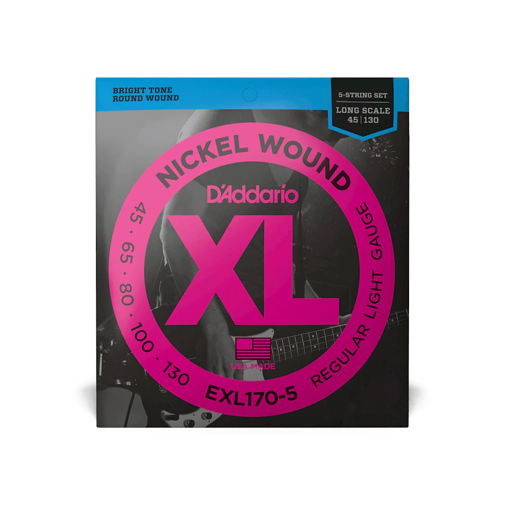 ENCORDADO BAJO ELECTRICO DADDARIO EXL170-5, 5 CUERDAS .045 - .130