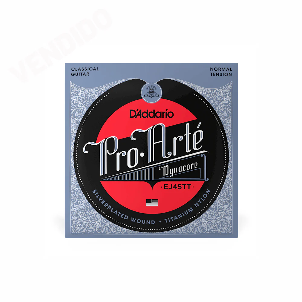 ENCORDADO GUITARRA ACUSTICA DADDARIO EJ45TT DYNACORE, NYLON NORMAL TENSION