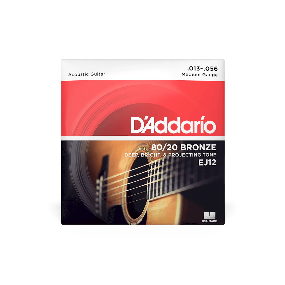 ENCORDADO GUITARRA ELECTROACUSTICA DADDARIO EJ12 .013 - .056