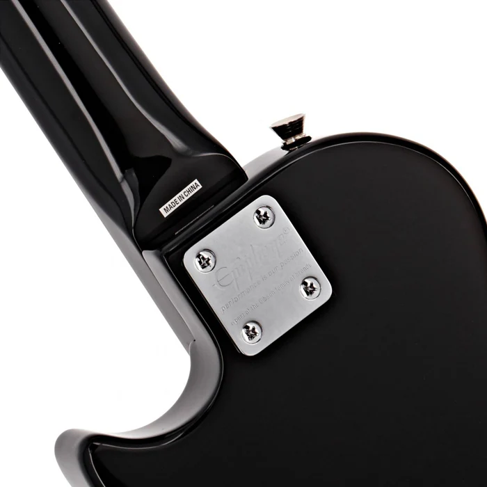 GUITARRA ELECTRICA EPIPHONE LES PAUL EXPRESS, ENL2EBCH4, EBONY ESCALA CORTA - Image 3