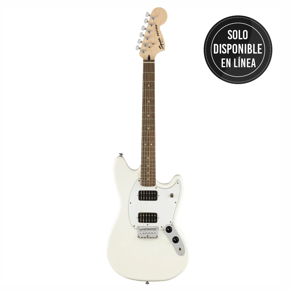 GUITARRA ELECTRICA FENDER SQUIER BULLET MUSTANG BLANCO