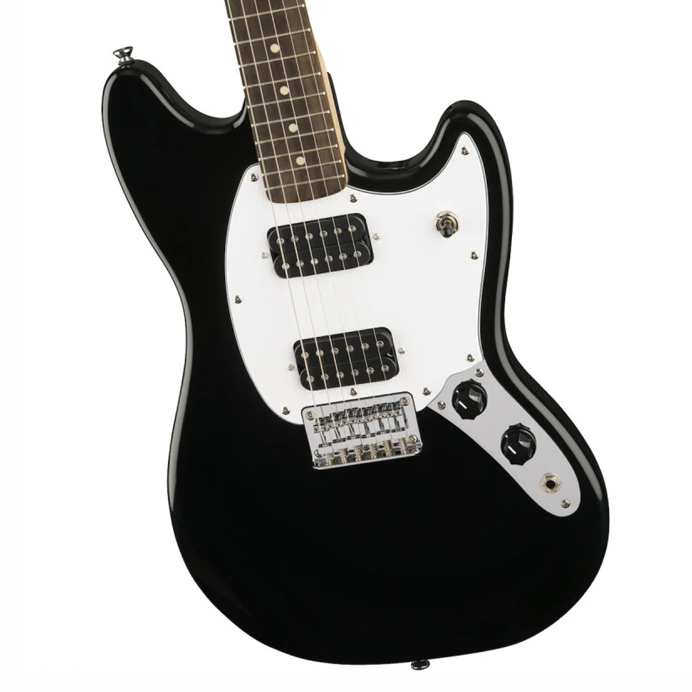 GUITARRA ELECTRICA FENDER SQUIER BULLET MUSTANG NEGRO - Image 4