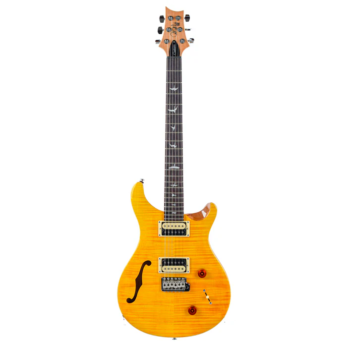 GUITARRA ELECTRICA PRS SE CUSTOM 22 SEMI-HOLLOW CU2SHSY, SANTANA YELLOW
