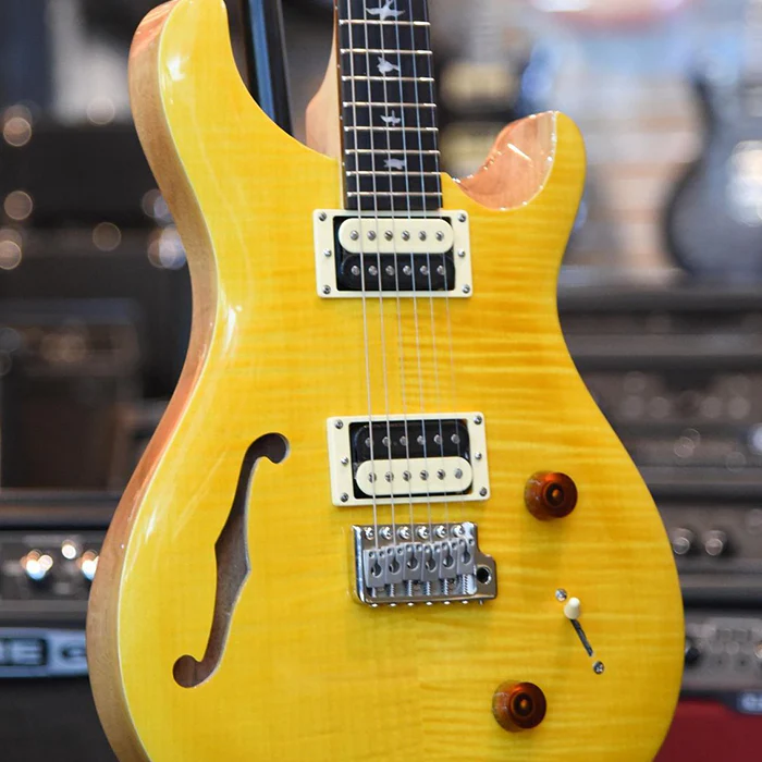 GUITARRA ELECTRICA PRS SE CUSTOM 22 SEMI-HOLLOW CU2SHSY, SANTANA YELLOW - Image 2
