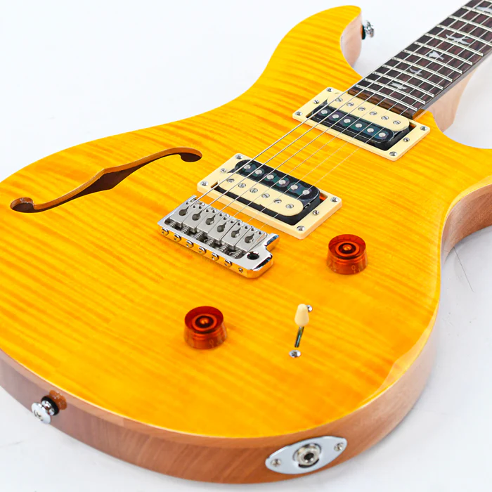 GUITARRA ELECTRICA PRS SE CUSTOM 22 SEMI-HOLLOW CU2SHSY, SANTANA YELLOW - Image 3