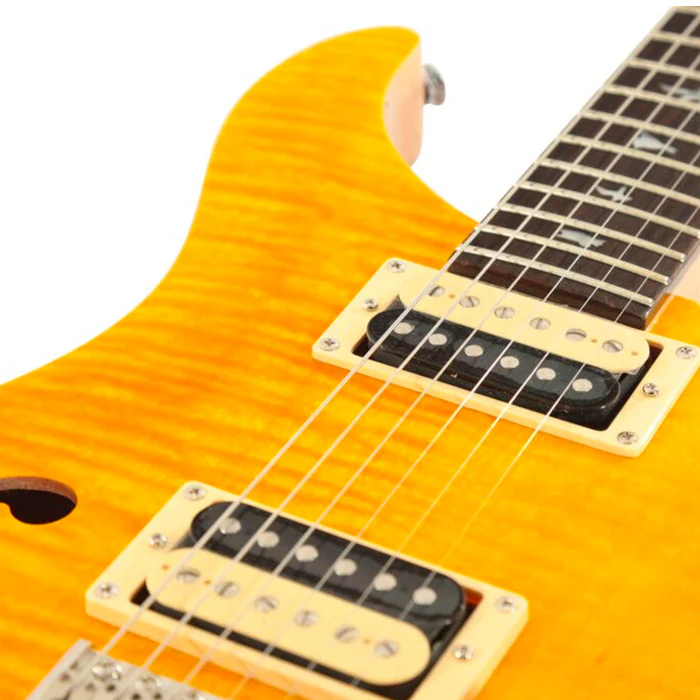 GUITARRA ELECTRICA PRS SE CUSTOM 22 SEMI-HOLLOW CU2SHSY, SANTANA YELLOW - Image 4