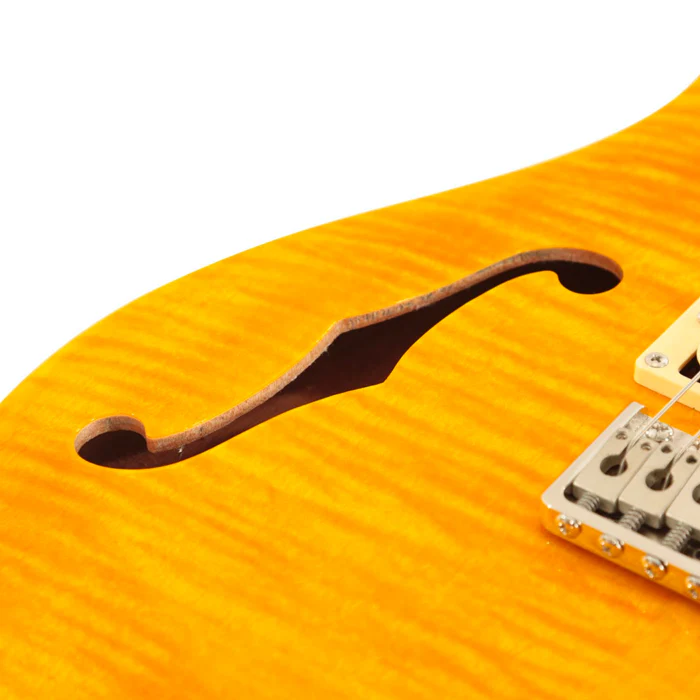GUITARRA ELECTRICA PRS SE CUSTOM 22 SEMI-HOLLOW CU2SHSY, SANTANA YELLOW - Image 5