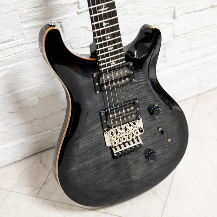 GUITARRA ELECTRICA PRS SE CUSTOM 24 FLOYD ROSE CU44FLECA CHARCOAL BURST - Image 3