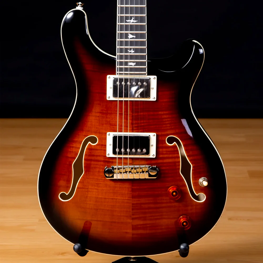 GUITARRA ELECTRICA PRS SE HOLLOWBODY II H2ECBBG, BLACK GOLD BURST - Image 2