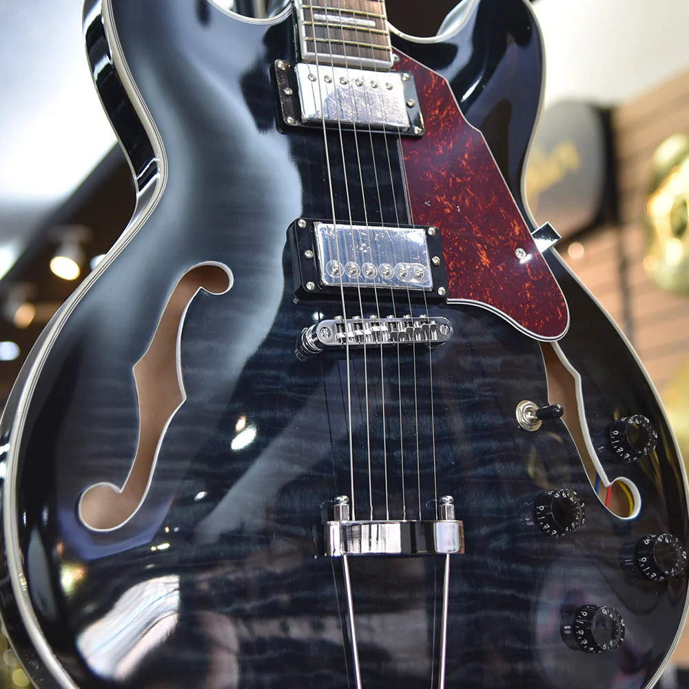 GUITARRA ELECTRICA TEXAS HOLLOWBODY JAZZ, EGJ351, DARK BLUE - Image 4