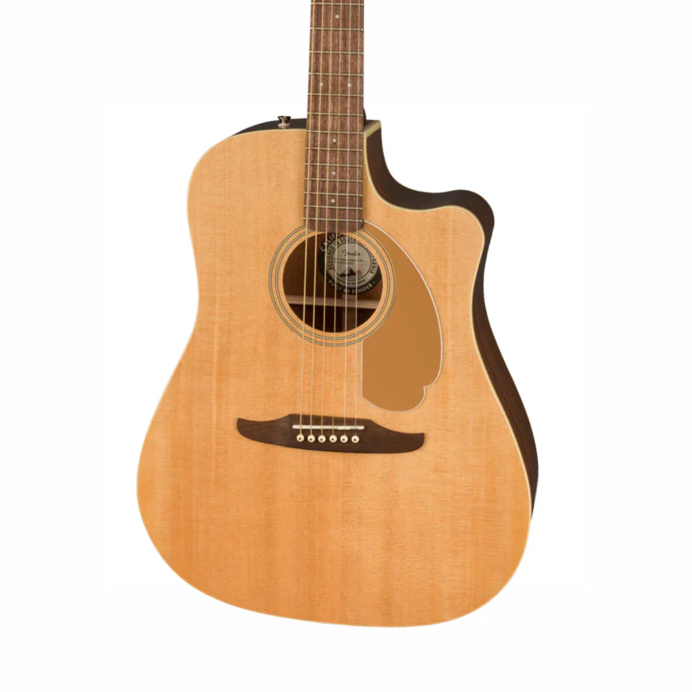 GUITARRA ELECTROACUSTICA FENDER PLAYER REDONDO FOLK NATURAL - Image 5