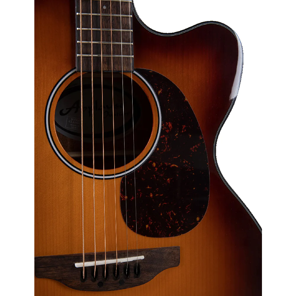 GUITARRA ELECTROACUSTICA OVATION APPLAUSE JUMBO CUTAWAY, SUNBURST AEJ-96-1 - Image 10