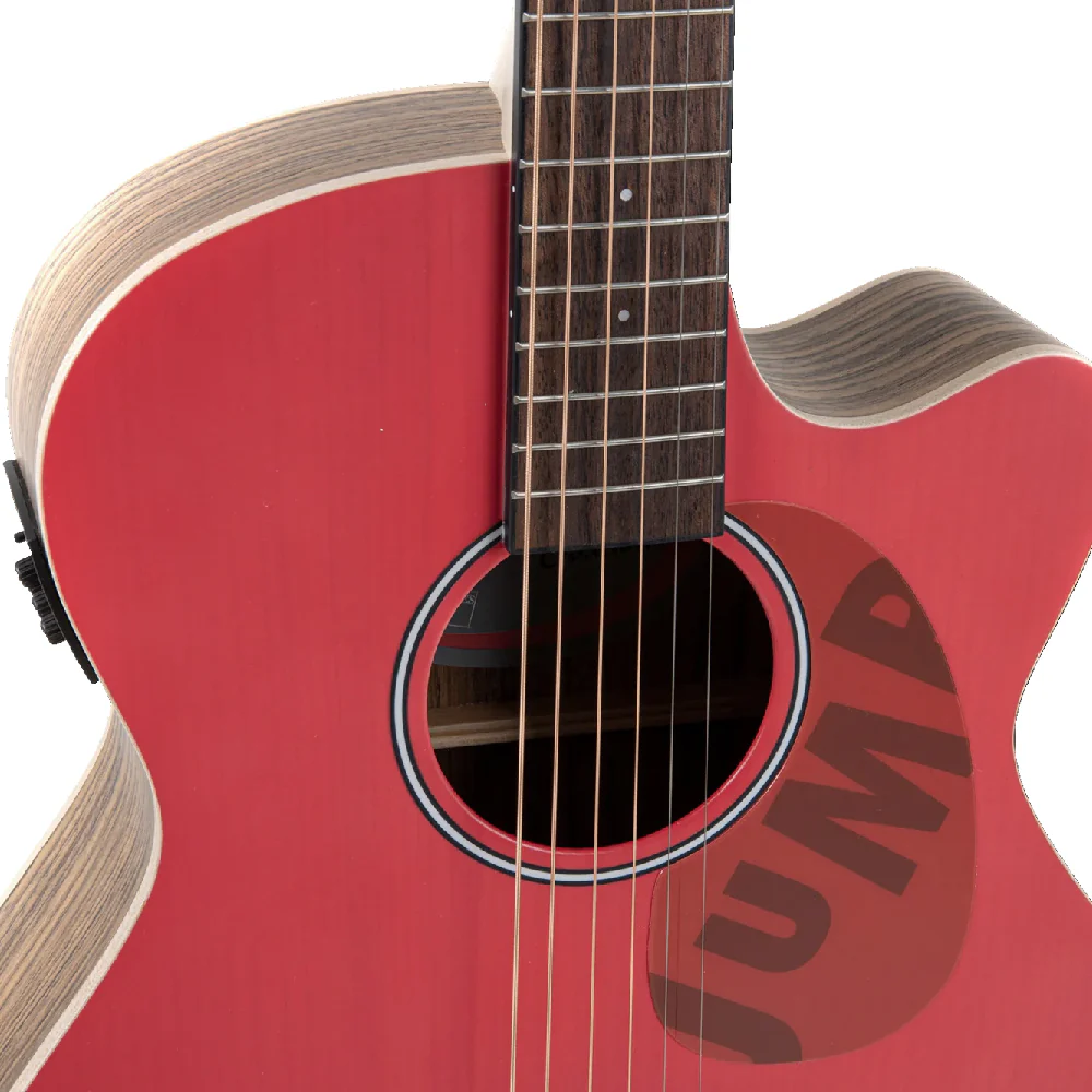 GUITARRA ELECTROACUSTICA OVATION APPLAUSE OM CUTAWAY, LIPSTICK AEO-69-R - Image 6