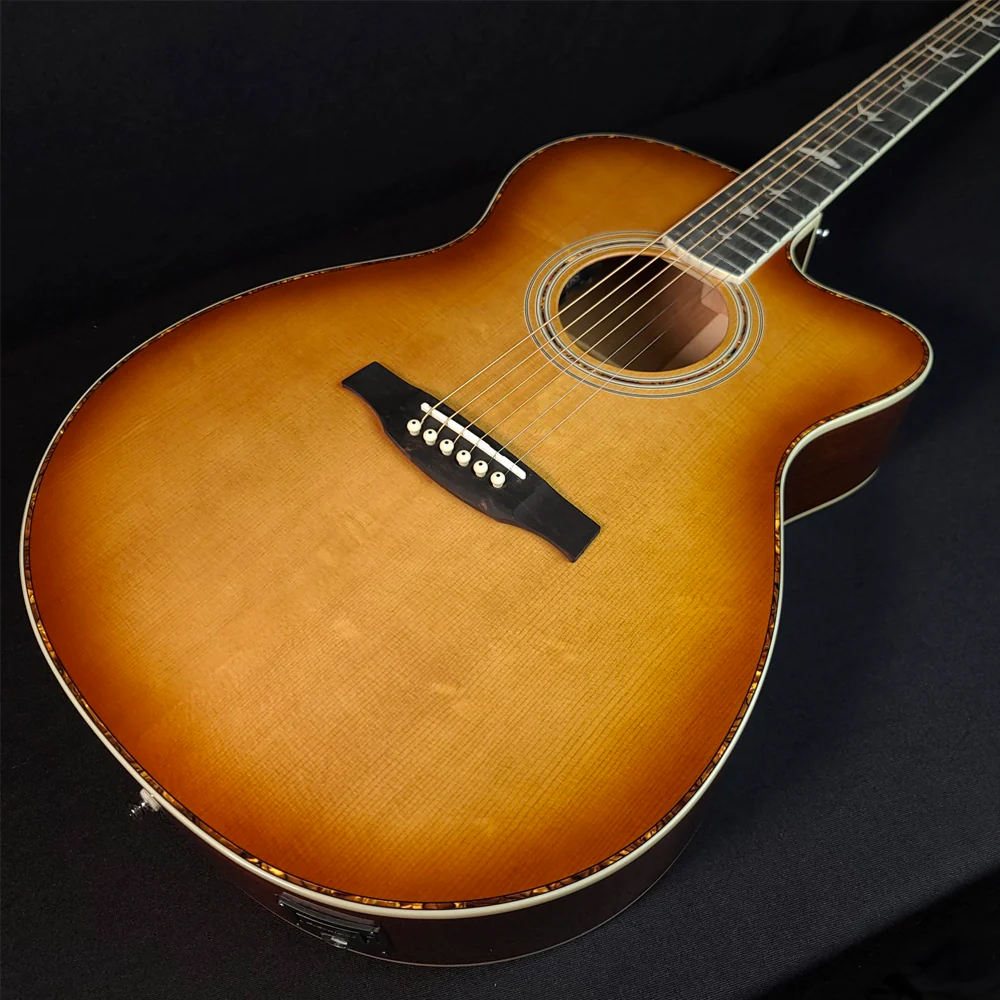 GUITARRA ELECTROACUSTICA PRS SE A40 ANGELUS AE40ETS CUERDA METAL, TOBACCO SUNBURST - Image 4