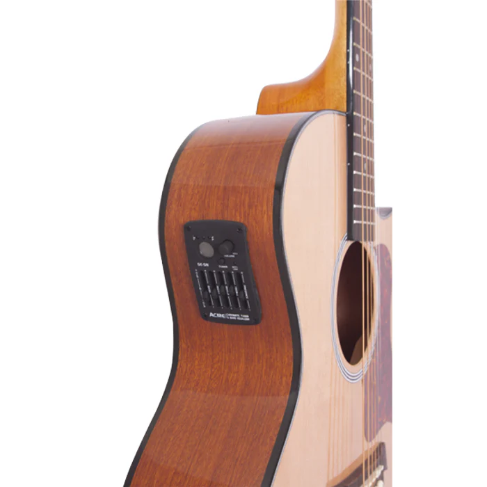 GUITARRA ELECTROACUSTICA TEXAS A32CET-N, CUTAWAY CUERDA METALICA - Image 2