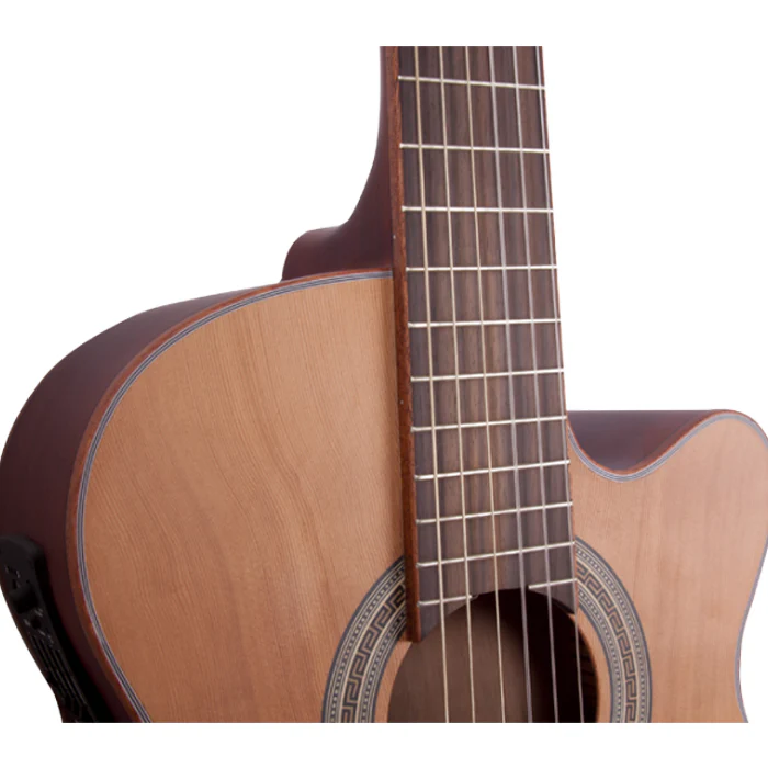 GUITARRA ELECTROACUSTICA TEXAS C39SSWE-MN CUERDA NYLON - Image 3