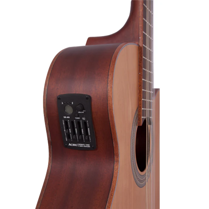 GUITARRA ELECTROACUSTICA TEXAS C39SSWE-MN CUERDA NYLON - Image 4
