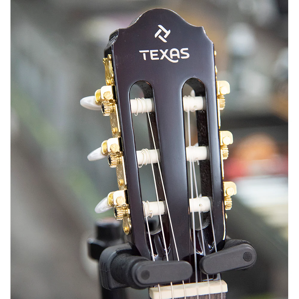 GUITARRA ELECTROACUSTICA TEXAS, CUERDA NYLON 39", AC209CE NATURAL - Image 7