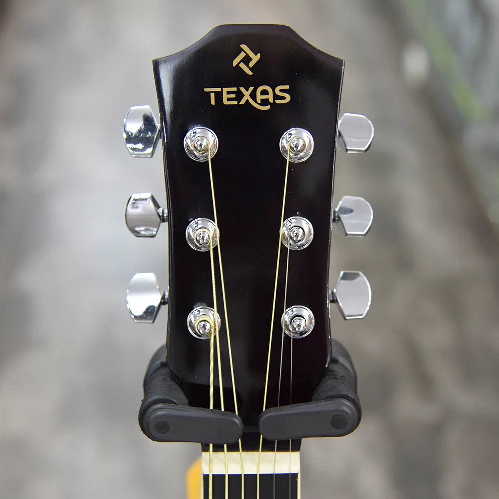 GUITARRA ELECTROACUSTICA TEXAS DREADNOUGHT 41", AF229CE NATURAL - Image 4