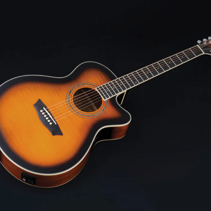GUITARRA ELECTROACUSTICA WASHBURN EA15 CUERDA METAL,TOBACCO BURST - Image 3