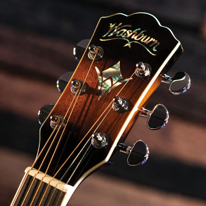 GUITARRA ELECTROACUSTICA WASHBURN EA15 CUERDA METAL,TOBACCO BURST - Image 4