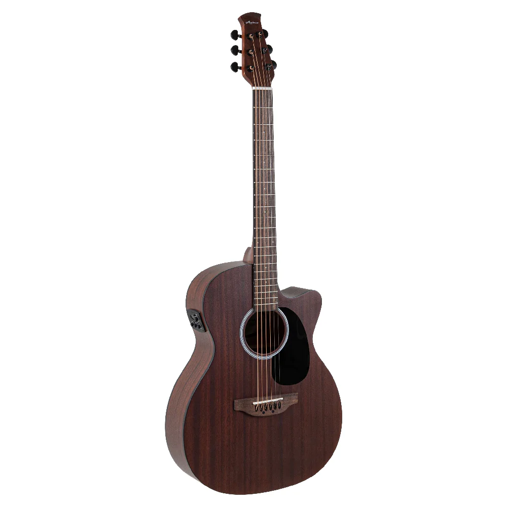 GUITARRA ELECTROACUSTICA OVATION APPLAUSE OM CUTAWAY, DARK NAT. WOOD AEO-96-M