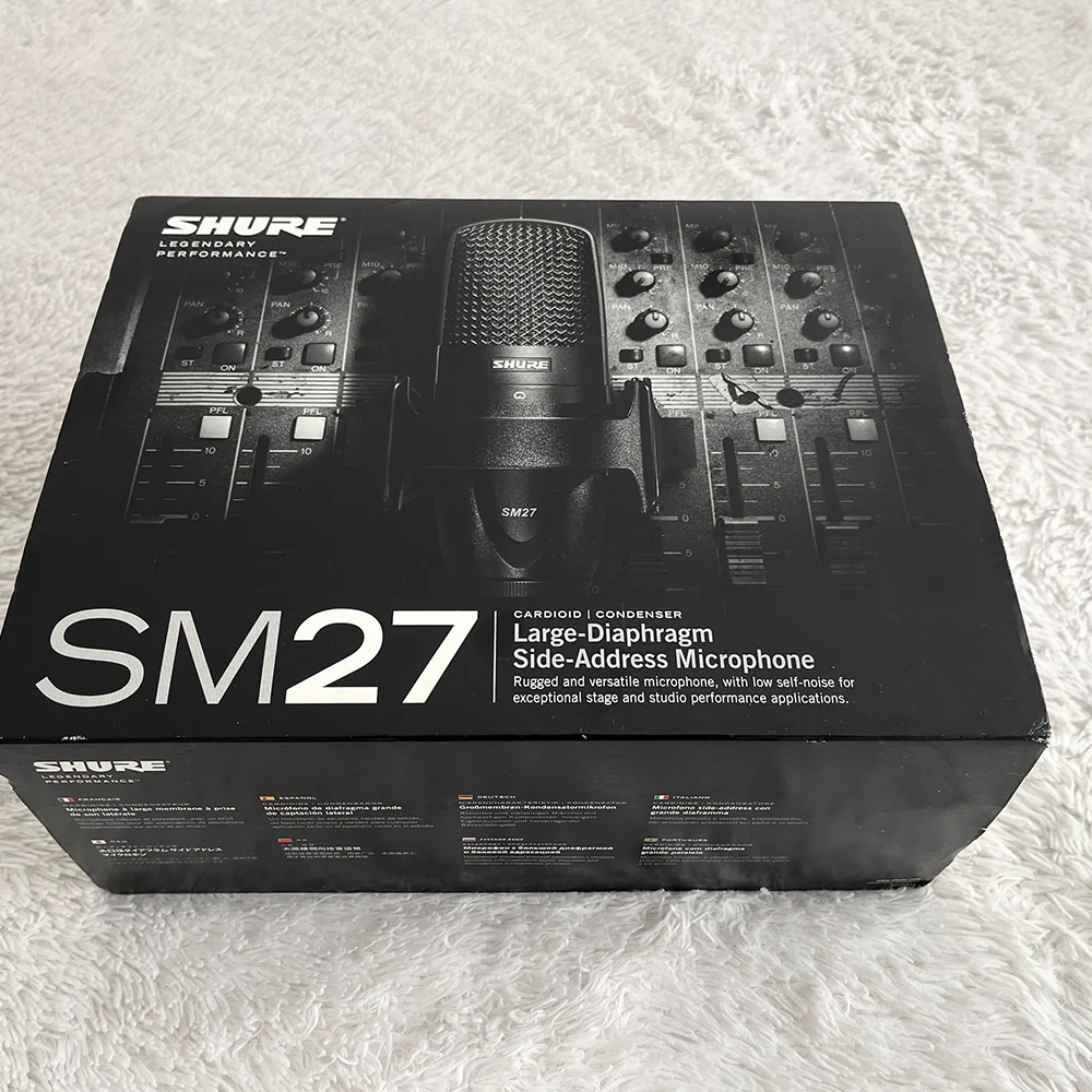 MICRÓFONO DE CONDENSADOR SHURE SM27 CARDIOIDE DIAFRAGMA GRANDE (USADO) - Image 3