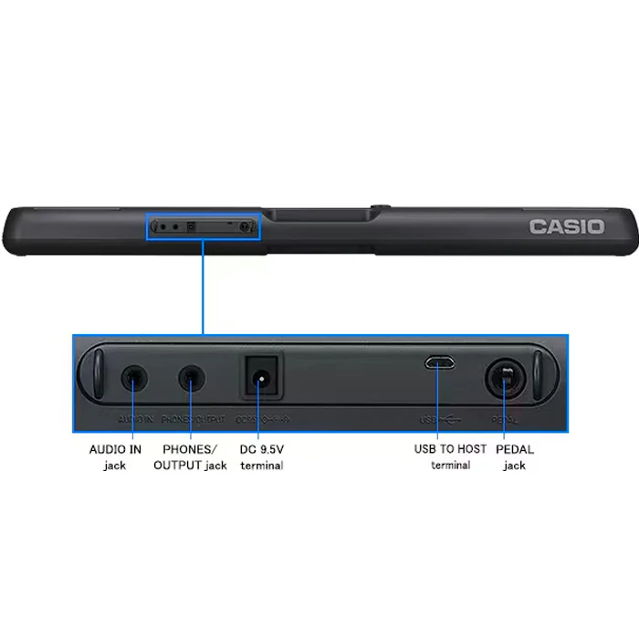 ORGANETA CASIO CT-S300, 5 OCTAVAS CON USB,CON ADAPTADOR - Image 6