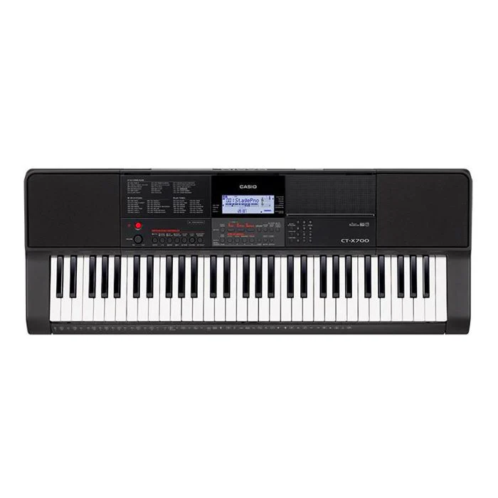 ORGANETA CASIO CT-X700, 5 OCTAVAS CON USB,CON ADAPTADOR