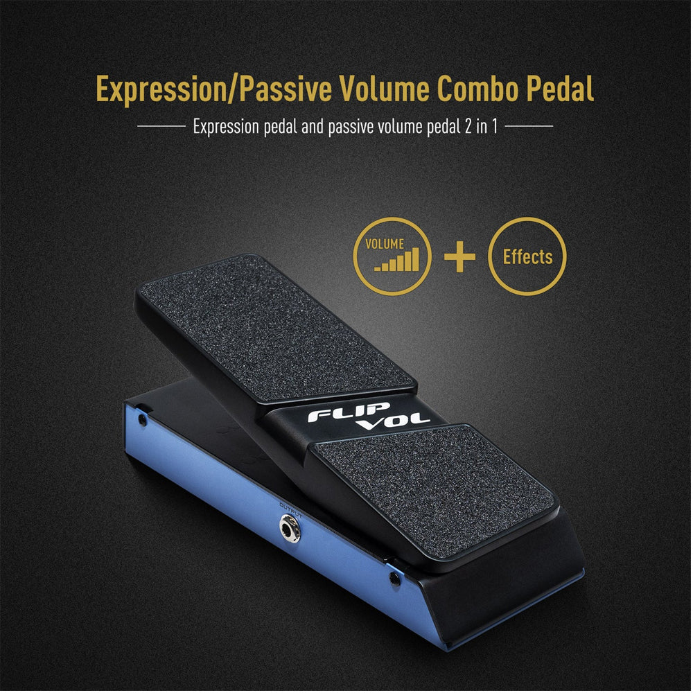 PEDAL GUITARRA ELECTRICA SONICAKE DE VOLUMEN Y EXPRESION, FLIP VOL QEP-20 - Image 5