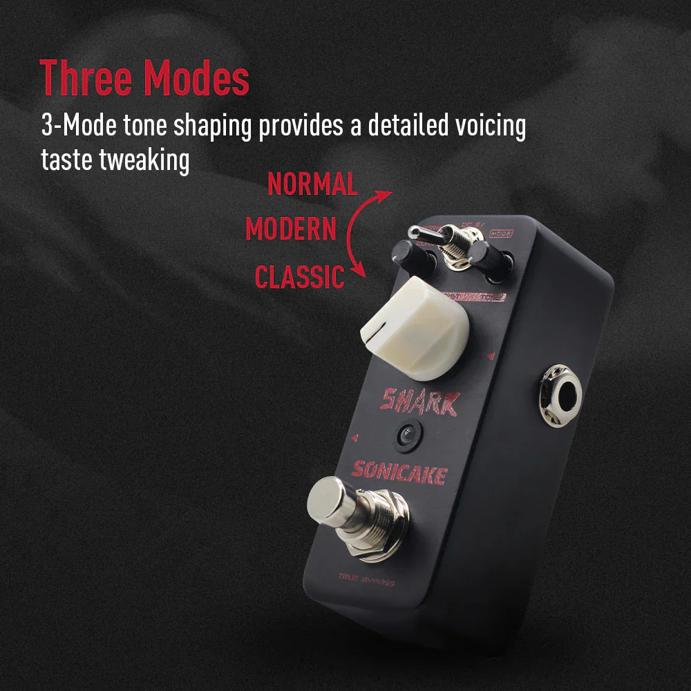 PEDAL GUITARRA ELECTRICA SONICAKE DISTORTION, SHARK QSS-05E - Image 4
