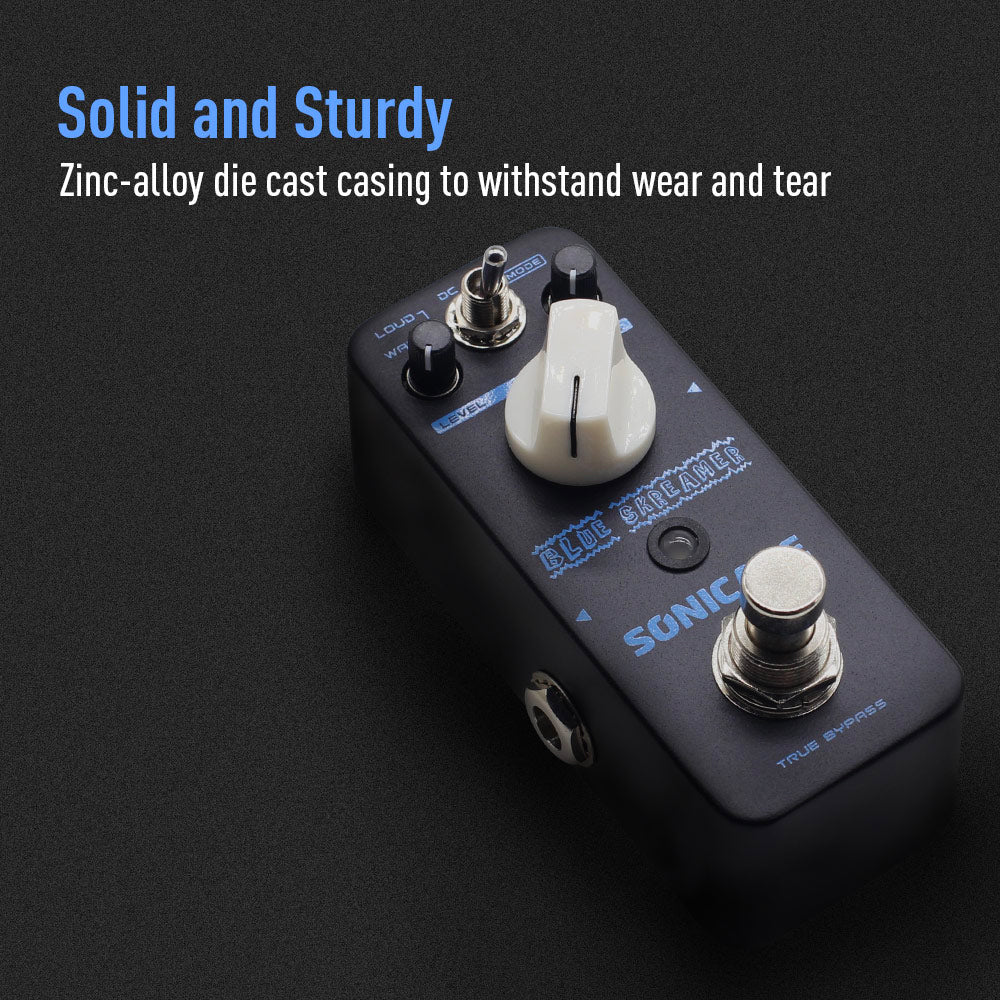 PEDAL GUITARRA ELECTRICA SONICAKE OVERDRIVE, BLUE SKREAMER QSS-02E - Image 5