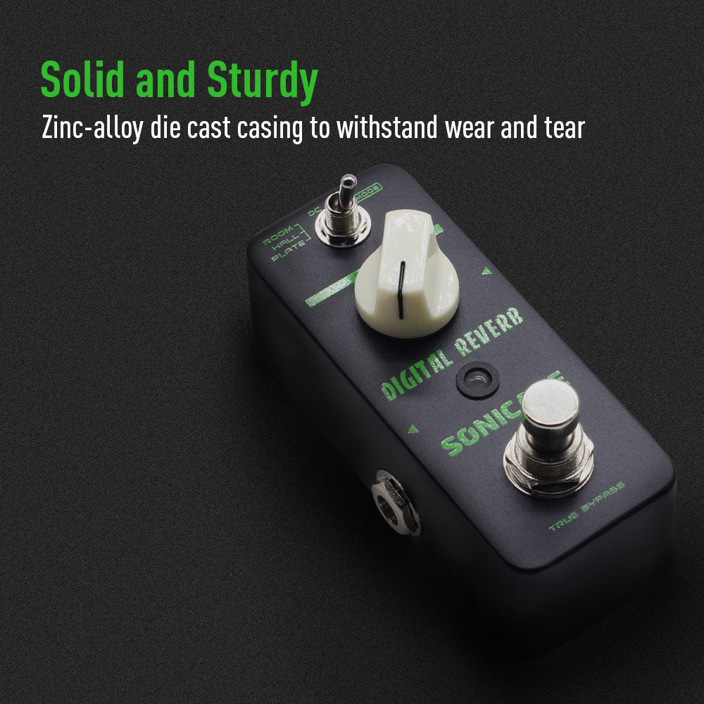 PEDAL GUITARRA ELECTRICA SONICAKE REVERB, DIGITAL REVERB QSS-06E - Image 2