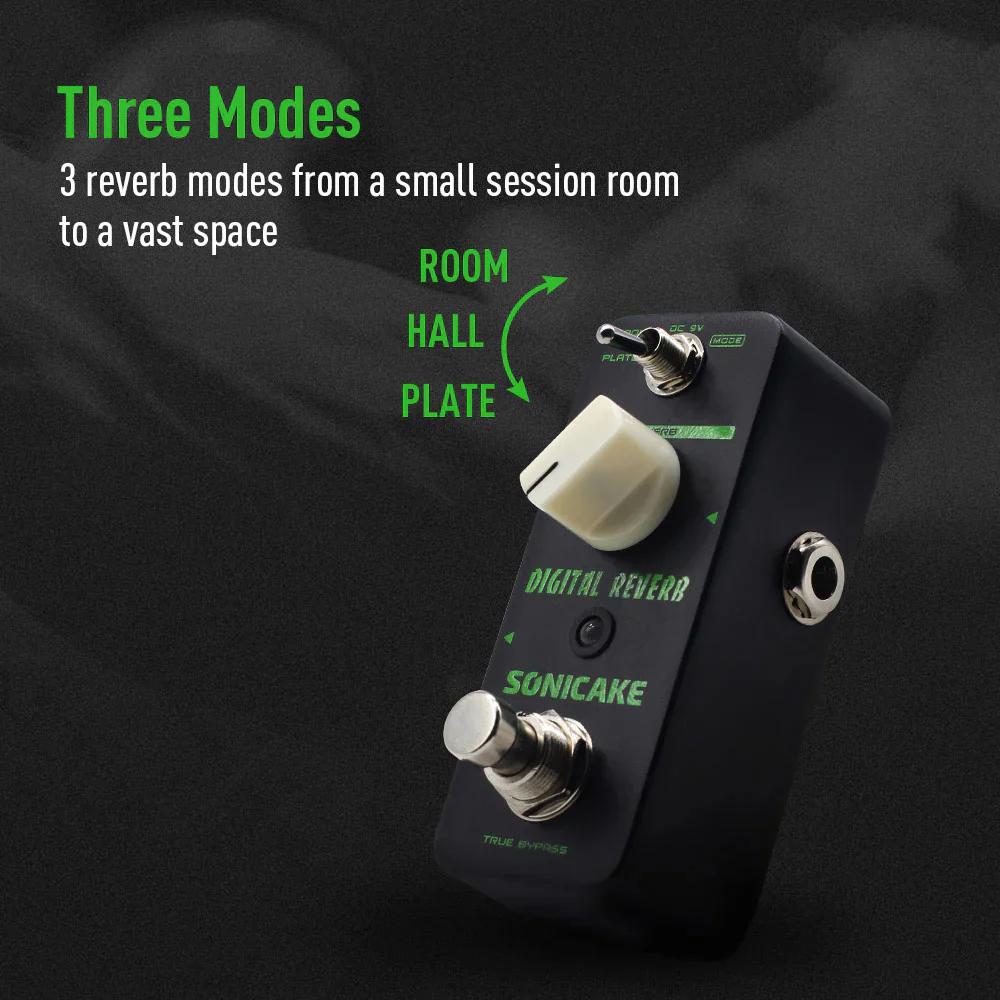 PEDAL GUITARRA ELECTRICA SONICAKE REVERB, DIGITAL REVERB QSS-06E - Image 4