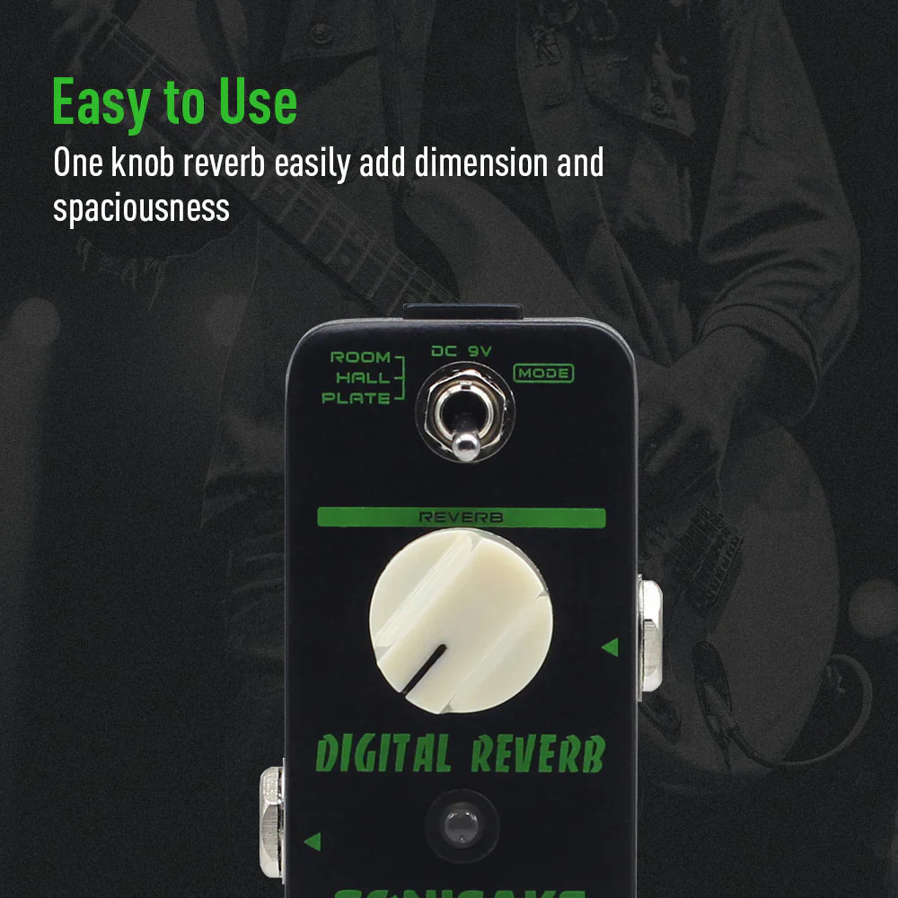 PEDAL GUITARRA ELECTRICA SONICAKE REVERB, DIGITAL REVERB QSS-06E - Image 5