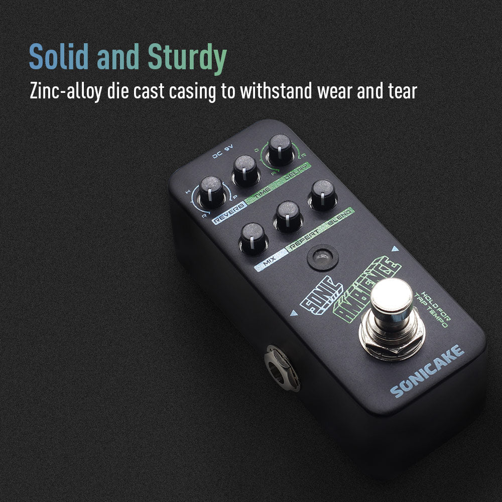 PEDAL GUITARRA ELECTRICA SONICAKE REVERB, SONIC AMBIENCE QSS-16 - Image 5